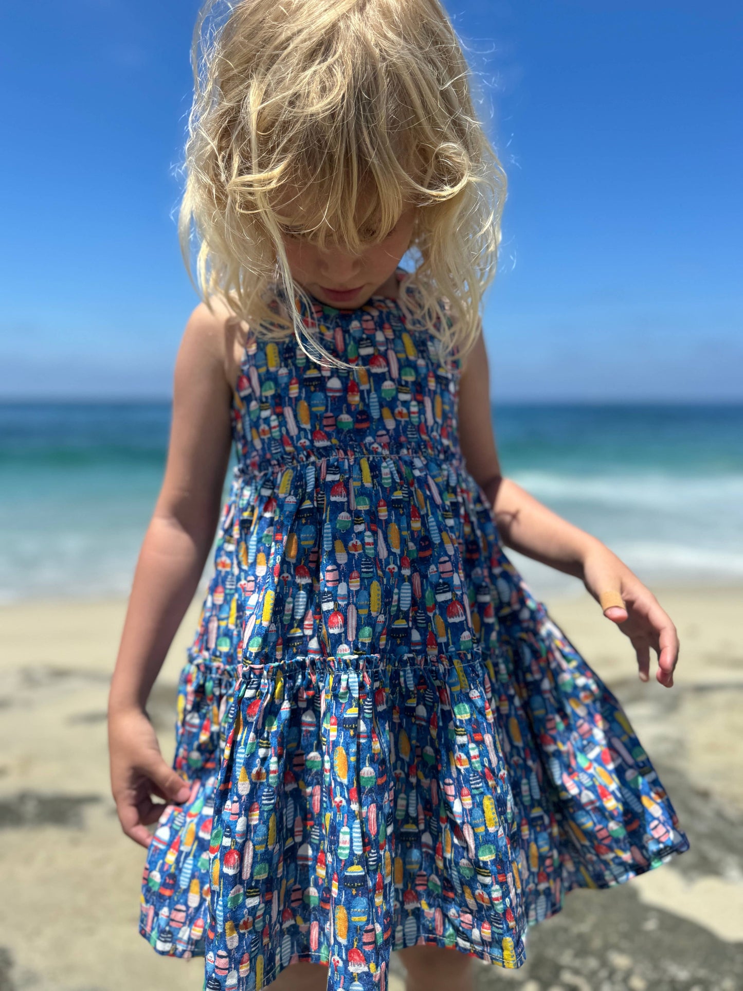 Sloane Dress in Nautical Buoys