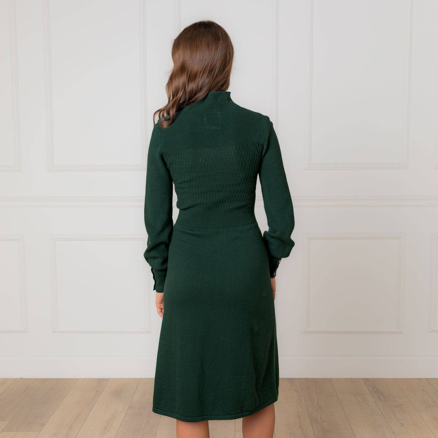 Organic Mock Neck Sweater Dress