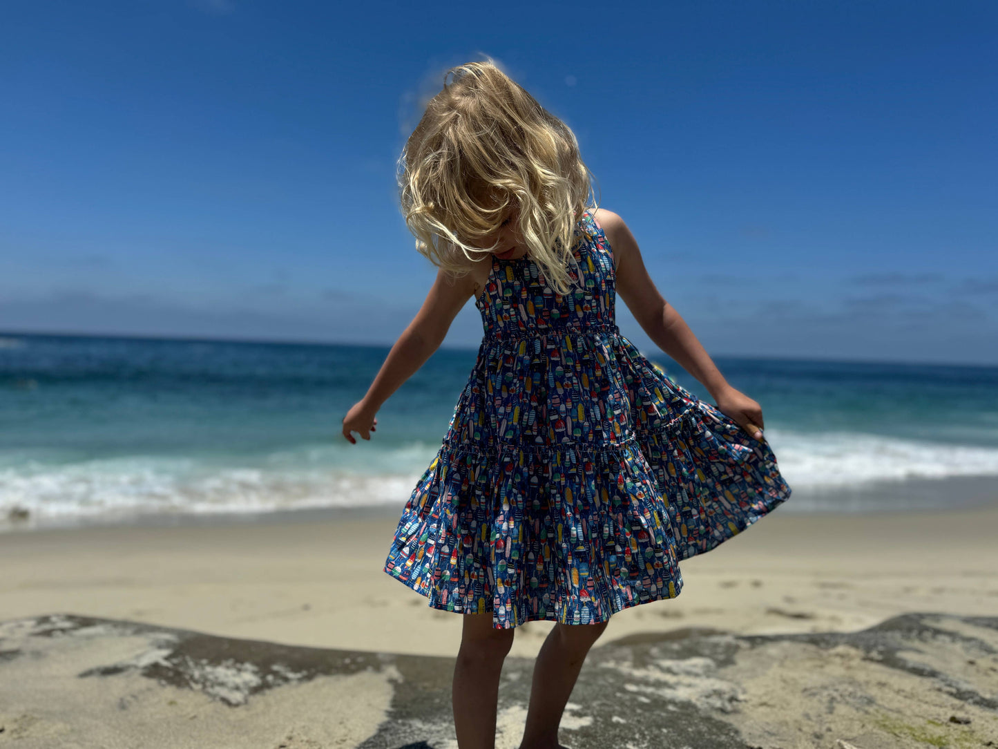 Sloane Dress in Nautical Buoys