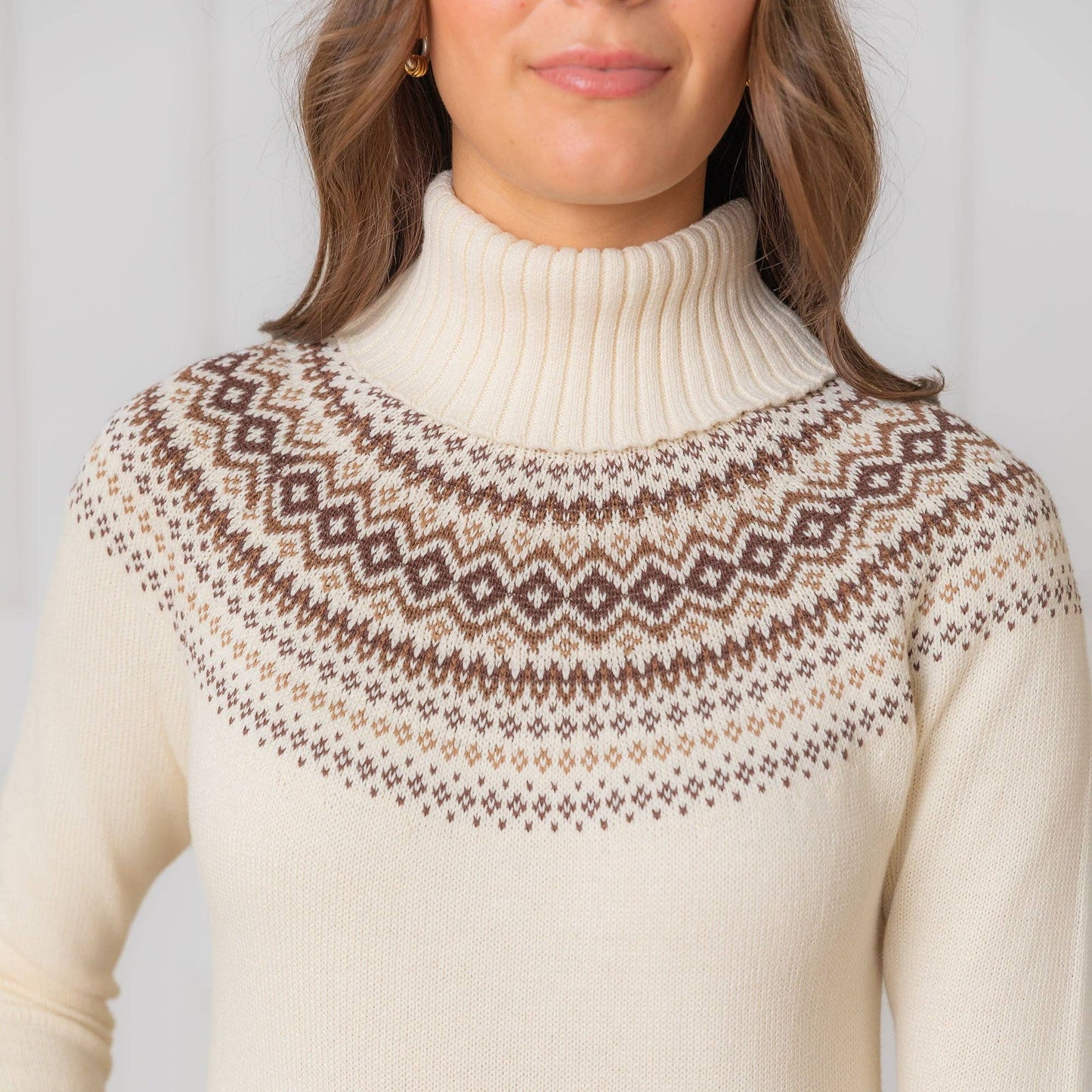 Organic Intarsia Sweater Dress